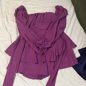Purple romper